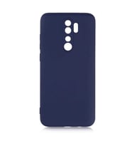 Xiaomi Redmi Note 8 Pro Kılıf Orj Lansman Serisi Pürüzsüz Esnek Kadife İç Kısım (Lacivert)