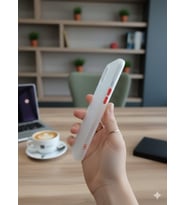 Oppo A92 / Oppo A72 / Oppo A52 Kılıf Fri Mat Yüzey Renkli Kenar Kılıf (Renksiz)