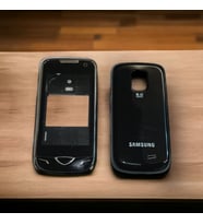 Samsung B7722 Kasa Samsung Galaxy B7722 Uyumlu Siyah Renk Orta Kasa Ön Arka Kapak Tuş Takımı
