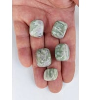 50 Gram Yeşil Jasper Tamburlu Parçalar 213-2