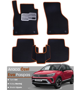 OPEL CROSSLAND (2020-2025) Uyumlu EVA Paspas Tam Set–Araca Özel,Kolay Montaj,Oto Paspas