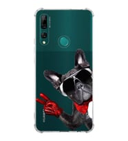 PrintiFy Huawei Y9 Prime 2019 Uyumlu Köpek 2 Baskılı Şeffaf Köşe Korumalı Antişok Kılıf