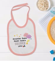 BK Kids Pembe Bebek Mama Önlüğü - Model 83