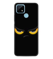 Realme C11 C21 C21Y C25Y C11 2021 Kılıf Desemli Silikon Black Eyes 1644