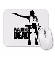 The Walking Dead Rick Grimes Michonne Daryl Carl Mouse Pad