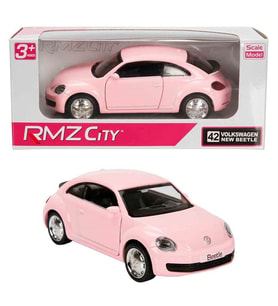 1:32 RMZ City Pembe Serisi Die Cast Model Araba - Volkswagen New Beetle