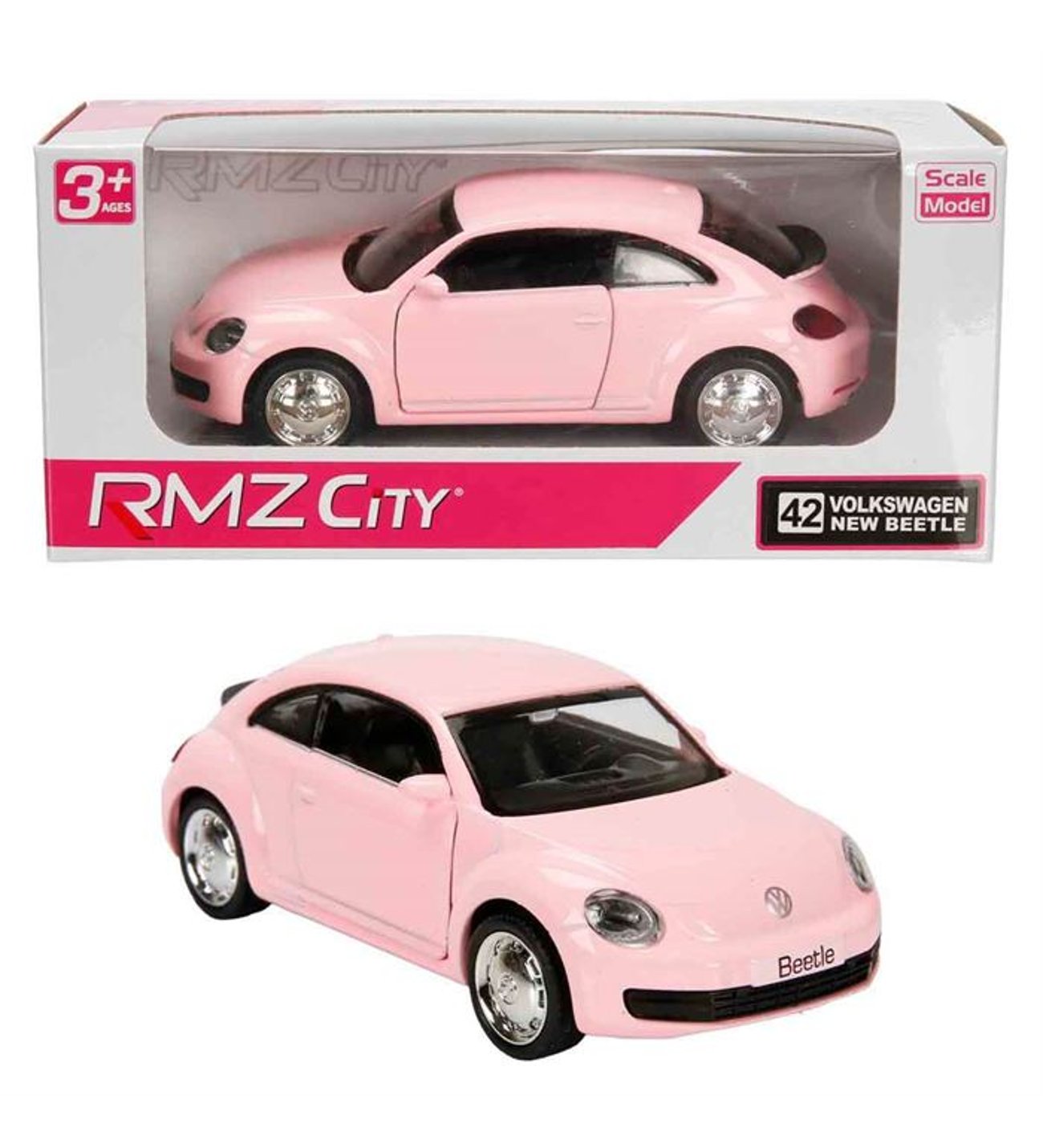 1:32 RMZ City Pembe Serisi Die Cast Model Araba - Volkswagen New