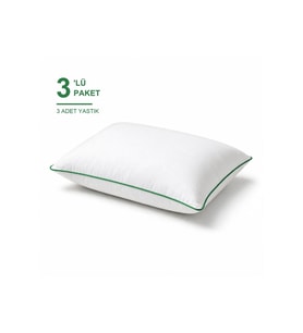 Cloud Support Biyeli Yastık 3'li Paket 50x70 cm 1200 gr Boncuk Silikon Elya