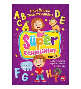 Süper Etkinlikler Harfler - Okul Öncesi Zeka Etkinlikleri