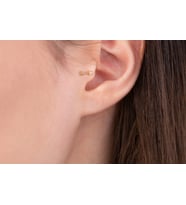 Onseva Kuyumculuk Ok Tragus Piercing Kıkırdak 14 Ayar Altın