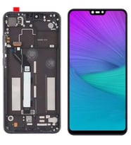 Xiaomi Mi 8 Lite ile Uyumlu Ekran Dokunmatik Çıtalı (Siyah)