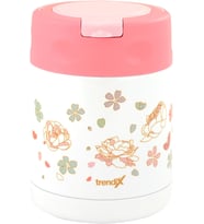 Çelik İçli Termos 350 Ml Pembe Çelik Kaşık İle Tx-6129