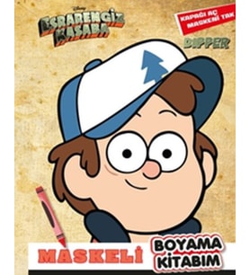 Maskeli Boyama Kitabım Dipper - Esrarengiz Kasaba