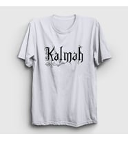 Presmono Unisex Beyaz Logo Kalmah T-Shirt 88990tt (Beyaz)