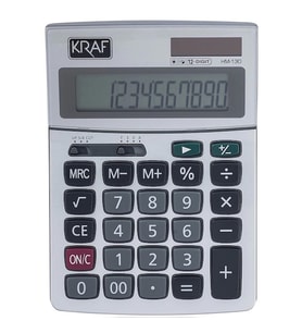 KRAF 12 HANE MASA ÜSTÜ HESAP MAKİNESİ HM-130