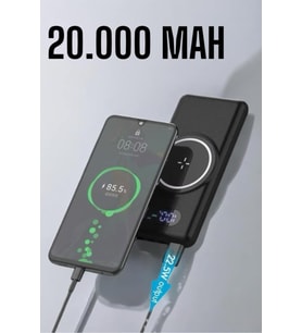 10.000 mAh Powerbank 4 USB Çıkışlı Hafif, Şık ve Dayanıklı Model