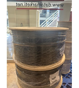 Hcs Cat 6 U-Utp 23 Awg Outdoor Pe Kablo 500 Metre Siyah