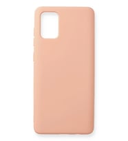 Durukar® Samsung Galaxy A71 Kılıf Nano içi Kadife Silikon - Pudra