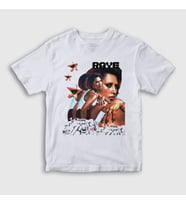 Presmono Unisex Çocuk Beyaz Poster Müzik Raye T-Shirt 533719tt