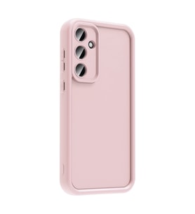 Galaxy A36 Kılıf Kamera Korumalı Ananas Silikon Kapak (Pembe)