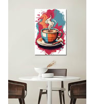 KAHVE BARDAĞI COFFE KANVAS TABLO EV DUVAR SALON OFİS HEDİYELİK DEKARASYON SÜSÜ ÖLÇÜ SEÇİNİZ :)