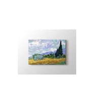 DBSanatevi Vincent Van Gogh - Oat Field With Cypress Tablo 50 X 70 Cm