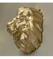 BY ARİ KÜBİK ASLAN BAŞI DUVAR SÜSÜ DD162-3
