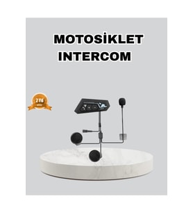 Motosiklet Kaskı İçin Bluetooth Kulaklık – Kablosuz Mikrofonlu Gürültü Azal - HPSBYI6525-9