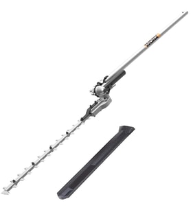 WORX WA0220 WG186E.1 ile Uyumlu 43CM Teleskobik Uzatmalı Açı Ayarlı Çit Budama Başlığı 