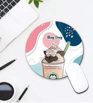 Kişiye Özel Catpuccino Tasarımlı Mouse Pad 135