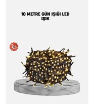 10 Metre LED Işıklı Dekoratif Parti ve Kutlama Aydınlatması