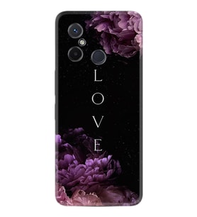 Xiaomi Redmi 12C Kılıf Silikon Desen Özel Seri Love Flow 1664