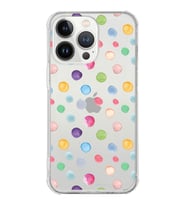 PrintiFy Apple iPhone 13 Pro Max Uyumlu Water Color 6 Baskılı Şeffaf Köşe Korumalı Antişok Kılıf