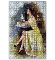 Cakapuzzle Konstantin Razumov Rus Ressam Kadın Şarap Puzzle Yapboz MDF (Ahşap) (120 Parça)