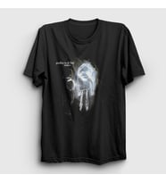 Presmono Unisex Siyah Goodbye Shamrain T-Shirt 442123tt