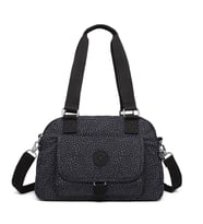 Krinkıl Kumaş Kadın Çantası Smart Bags 1122-91 Desenli