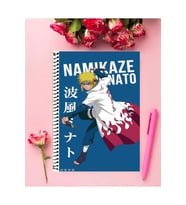 Namıkaze Minato Anime Defter 1 Adet Özel Tasarım A4 Boyutu 21*29 Cm Telli Kareli defter