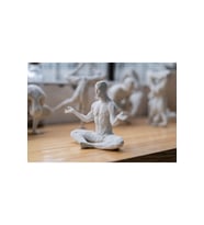 Yoga/Meditasyon Yapan İskandinav Tarzı Biblo Heykel Figür Dekor Dekorasyon Hediyelik Denge ve Huzur