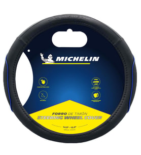 Michelin MC1003NAZ Premium Suni Deri Direksiyon Kılıfı MAVİ