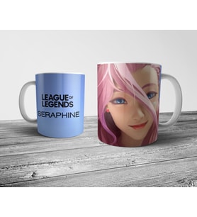 Pixxa League of Legends Seraphine Kupa Bardak  Model 2