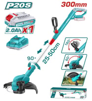 TOTAL LI-ION AKÜLÜ KENAR KESME MAKİNESİ TGTLI203285
