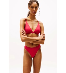 Tommy Hilfiger TRIANGLE FIXED RP Kadın Kırmızı Bikini ÜstüUW0UW05801TLI