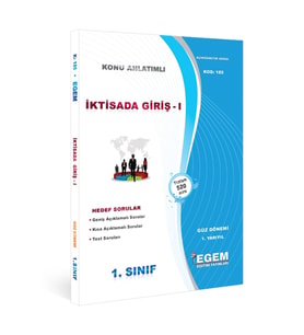Egem Yayınları Açık Öğr. Aöf Iktisada Giriş 1 Konu Anlatımlı Soru Bankası (Çok Renkli)