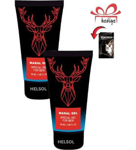 Süper Maral Erkeklere G.Ç Ge.Cktrci Bakım Masaj Jeli 50 Ml X 2 Adet + Lubricant Ile