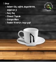 KirliPatiler Porselen Fincan Üzeri Rune Sembol Baskılı (13)