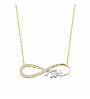 Sonsuz Aşk Altın Kolye 14K Gold