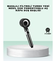 Northcity Aç Kapa Tuşlu Filtreli Duş Başlığı Yeni Nesil Tasarım - Su Kalitesi ve Masaj Fonksiyonu ile Konfor