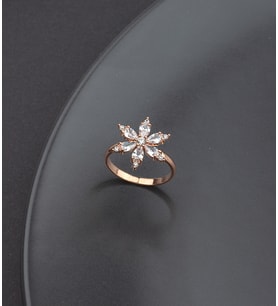 925 Ayar Gümüş Lotus Çiçeği Yüzüğü (YENİ)