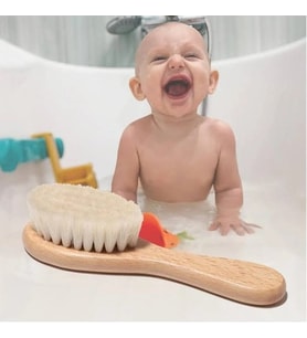 Dodes Keçi Kılı Organik Bebek Banyo Tarağı