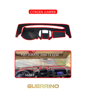 CITROEN JUMPERTORPİDO KORUMA HALISI KIRMIZI KENAR